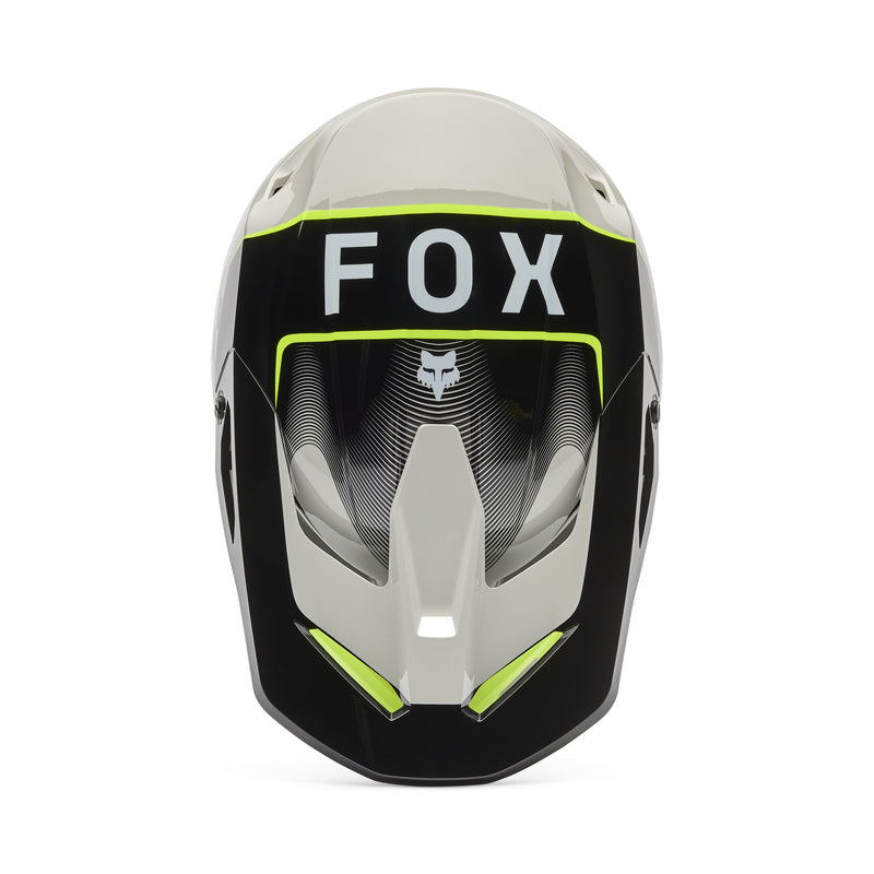 Kask Motocyklowy Fox V1 Collect Grey Yellow