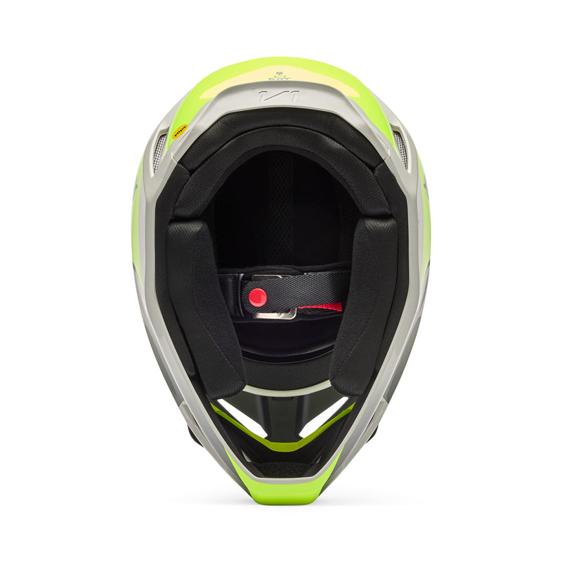Kask Motocyklowy Fox V1 Collect Grey Yellow