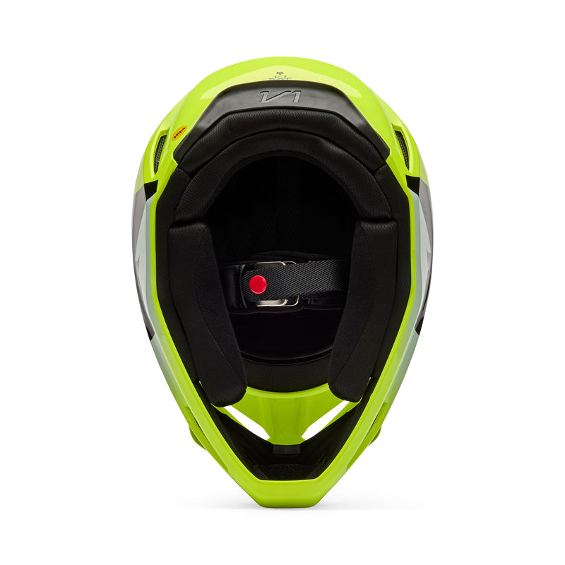 Kask Motocyklowy Fox V1 Shield Fluo Yellow