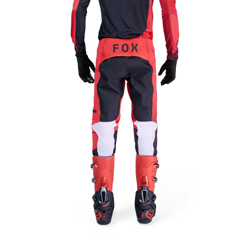 Spodnie Motocyklowe Fox Flexair Fracture Fluo Red