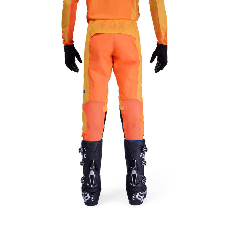 Spodnie Motocyklowe Fox Flexair Fracture Tangerine