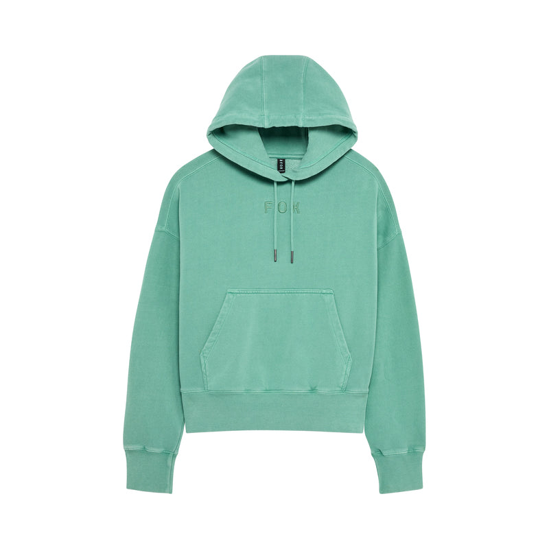 Bluza Z Kapturem Damska Fox Wordmark Oversized Spearmint