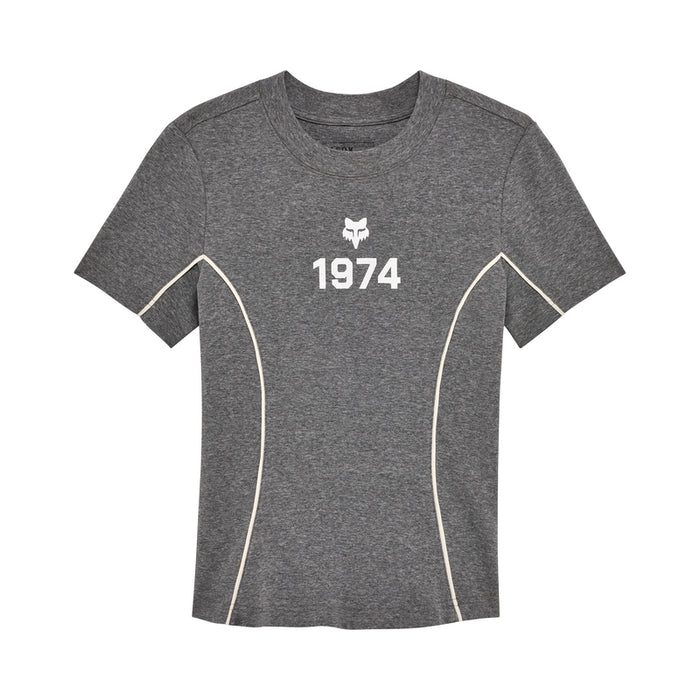 T-shirt Damski Fox Moto-x Fitted Heather Graphite
