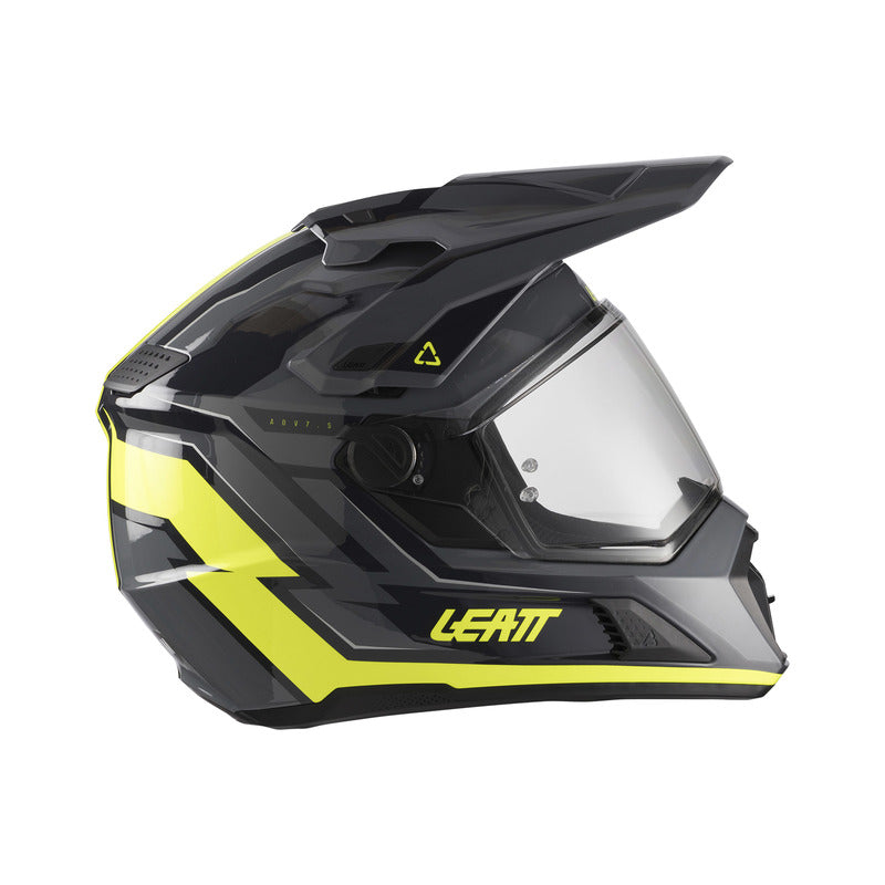 KASK MOTOCYKLOWY Z GOGLAMI LEATT ADV 7.5 HI-VIZ YELLOW S