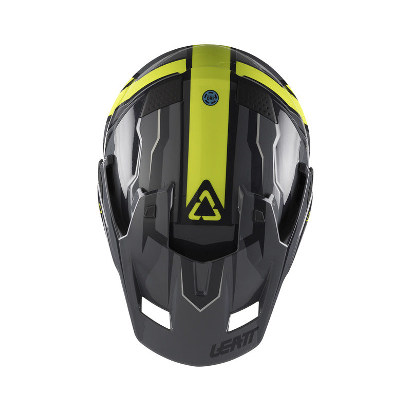 KASK MOTOCYKLOWY Z GOGLAMI LEATT ADV 7.5 HI-VIZ YELLOW S
