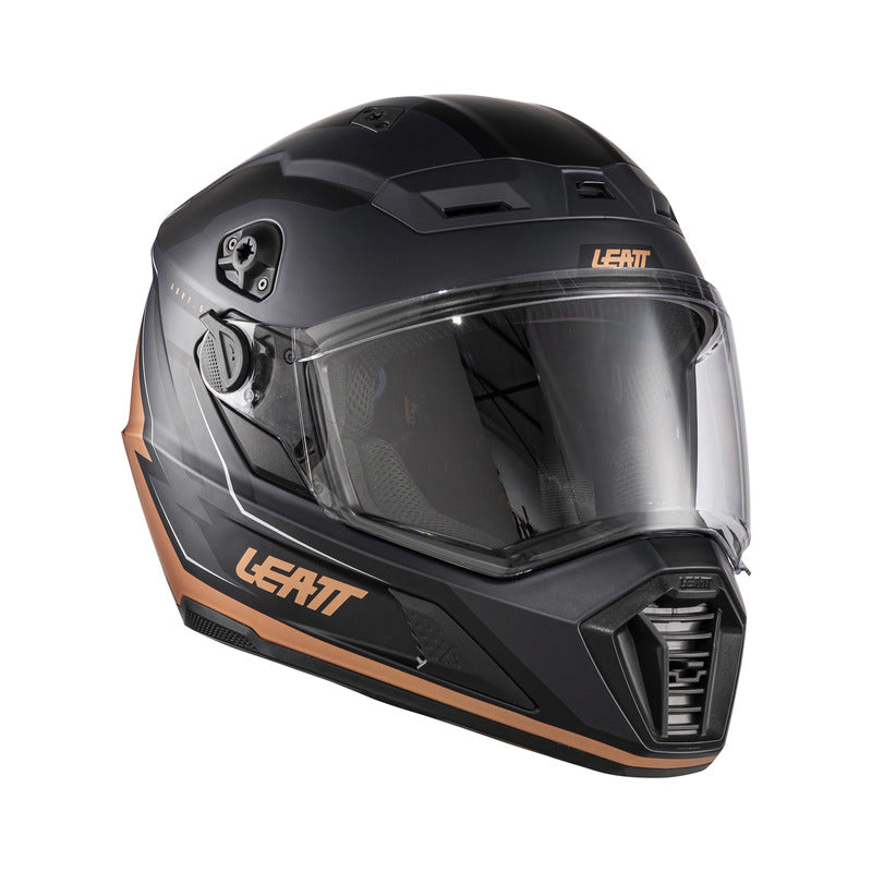 KASK MOTOCYKLOWY Z GOGLAMI LEATT ADV 7.5 BLACK BRONZE S