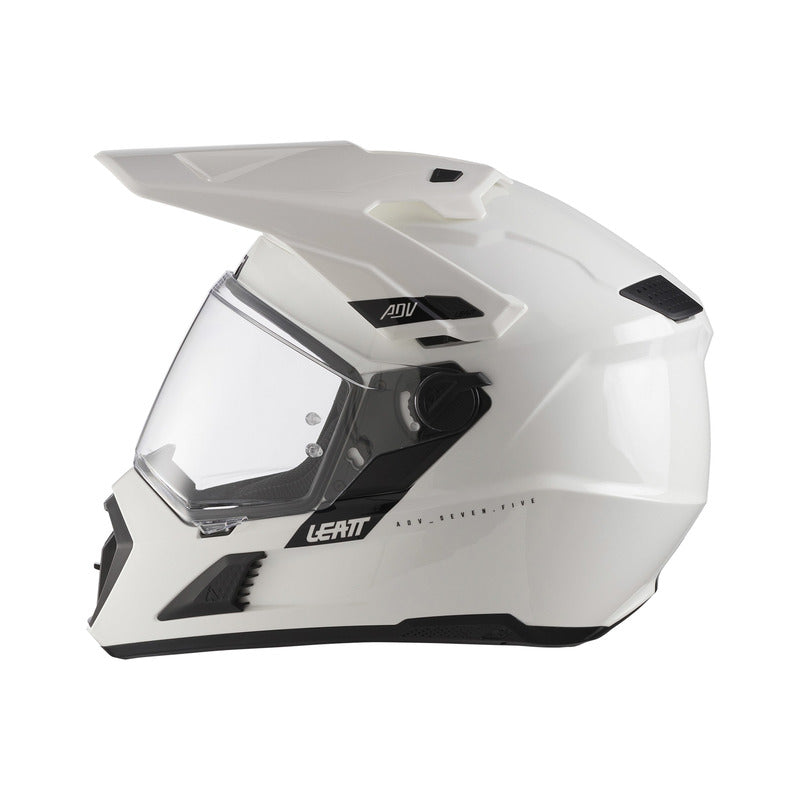 KASK MOTOCYKLOWY Z GOGLAMI LEATT ADV 7.5 WHITE XS