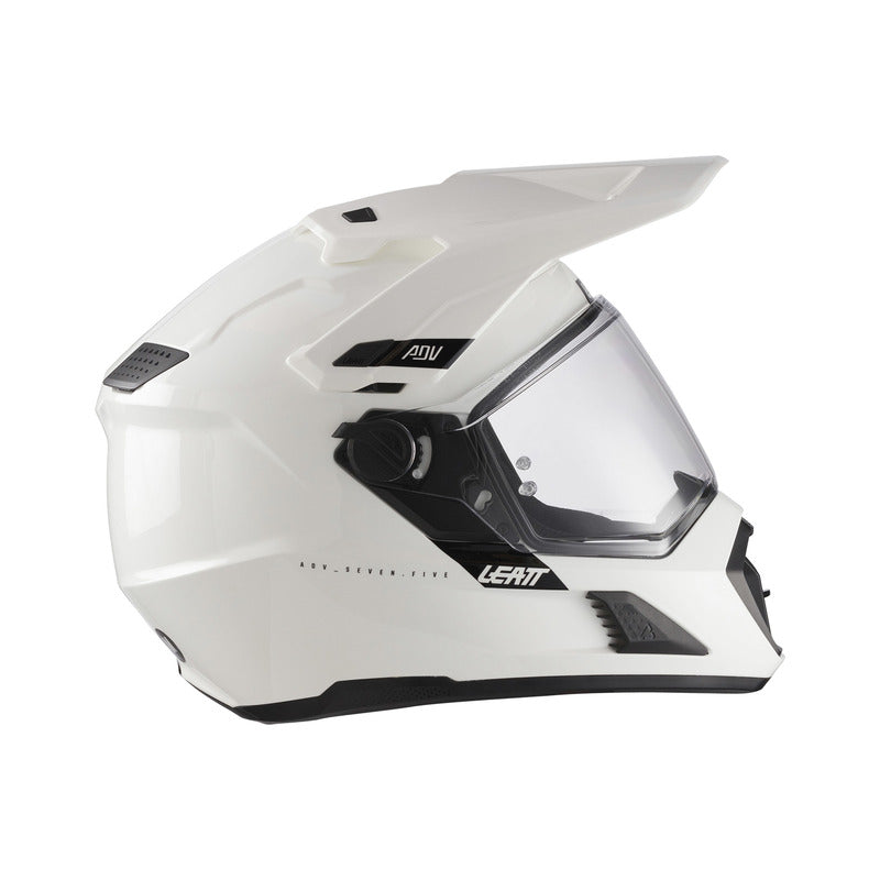 KASK MOTOCYKLOWY Z GOGLAMI LEATT ADV 7.5 WHITE XS