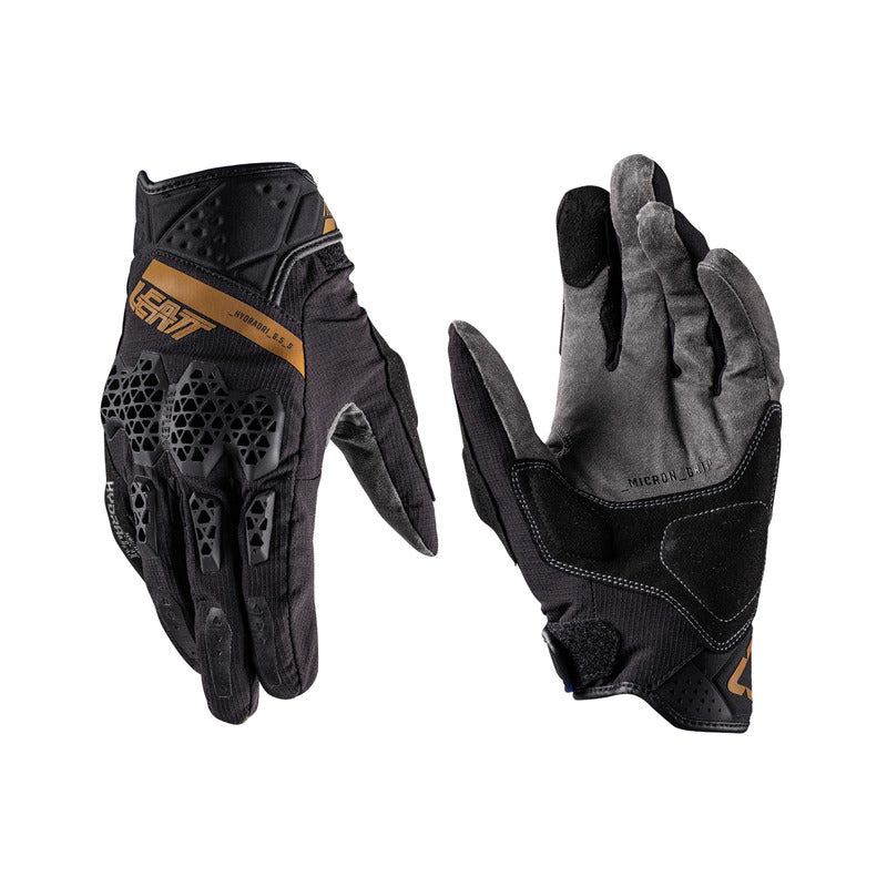 RĘKAWICE MOTOCYKLOWE LEATT ADV HYDRADRI 6.5 SHORT STEALTH BLACK GREY S
