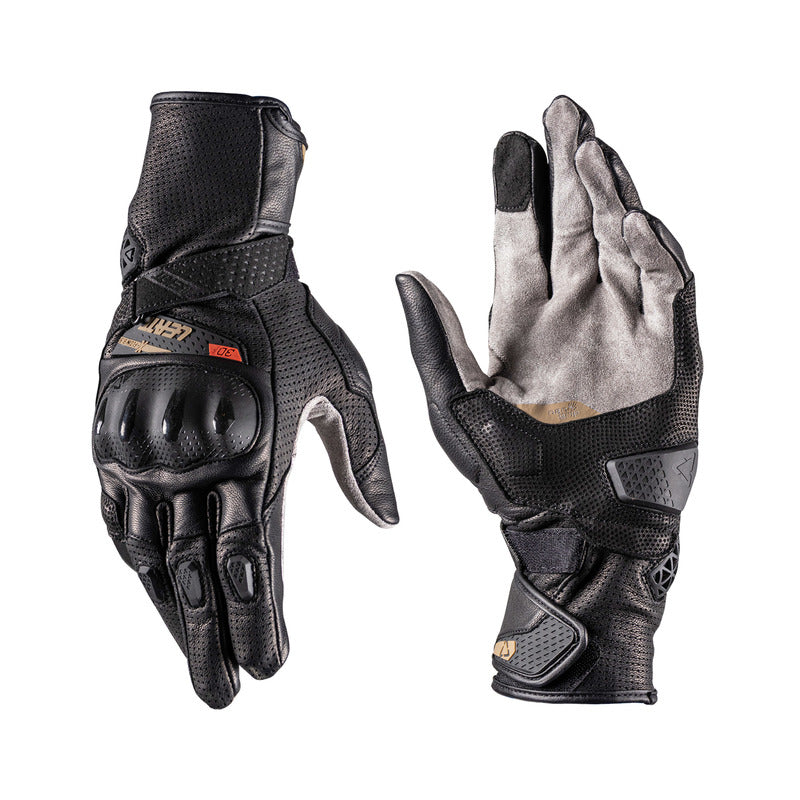 RĘKAWICE MOTOCYKLOWE LEATT ADV X-FLOW 8.5 STEALTH BLACK GREY S