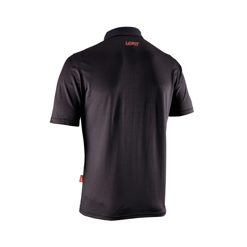 T-SHIRT LEATT POLO TEAM BLACK S