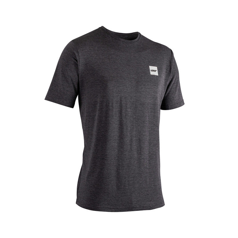 T-SHIRT LEATT TECH PRINT GHOST BLACK S
