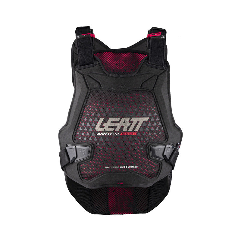 OCHRANIACZ KLATKI PIERSIOWEJ LEATT 3DF AIRFIT EVO LITE BLACK (184-196CM) XXL