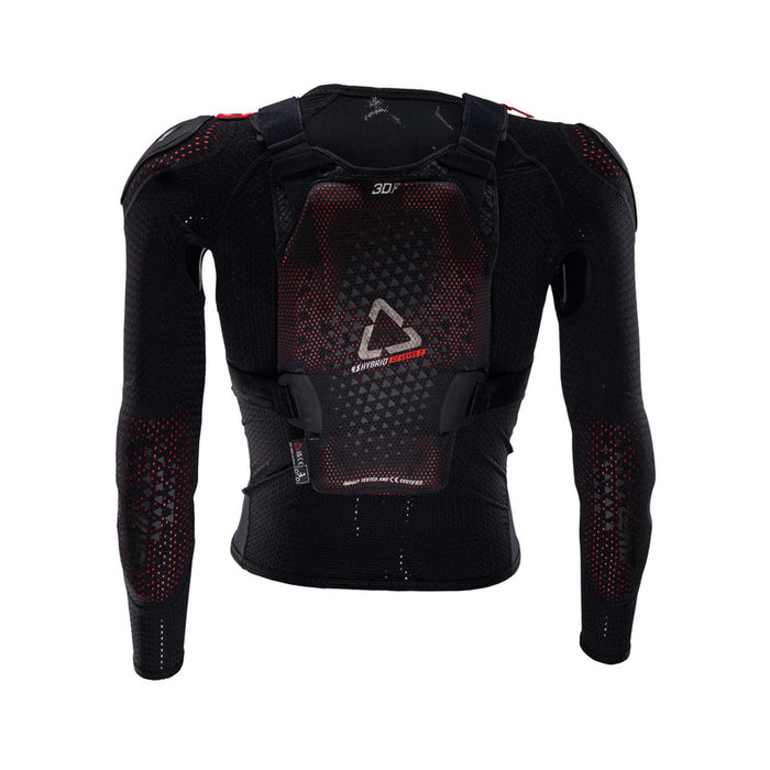 KOSZULKA Z OCHRANIACZAMI JUNIOR LEATT 4.5 HYBRID BLACK (147-159CM) L/XL