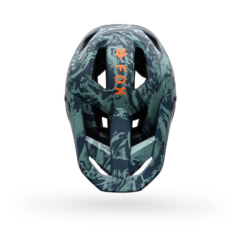 Kask Rowerowy Junior Fox Rampage Img Print Arctic Blue