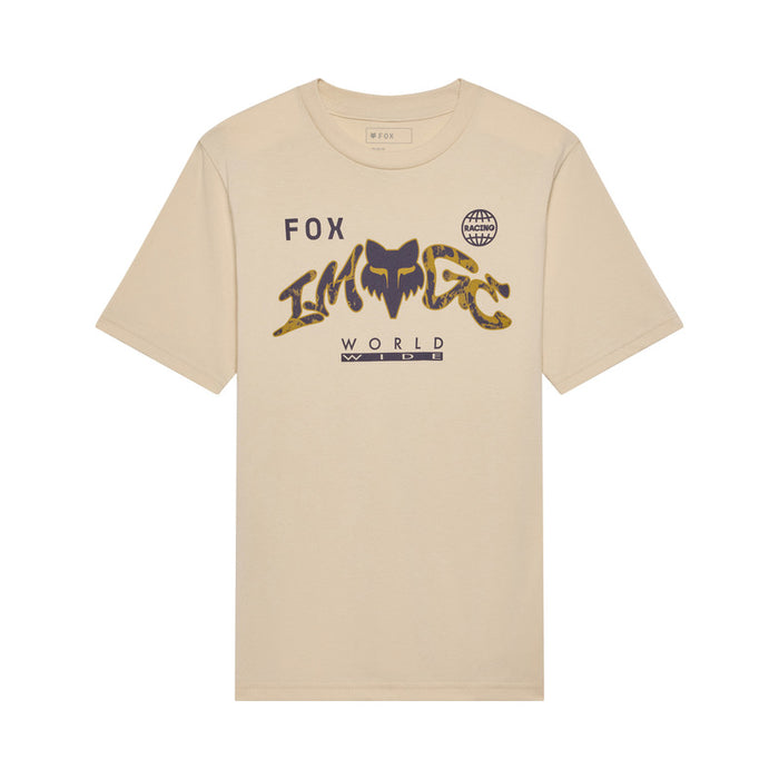 T-shirt Junior Fox Image Print Tan