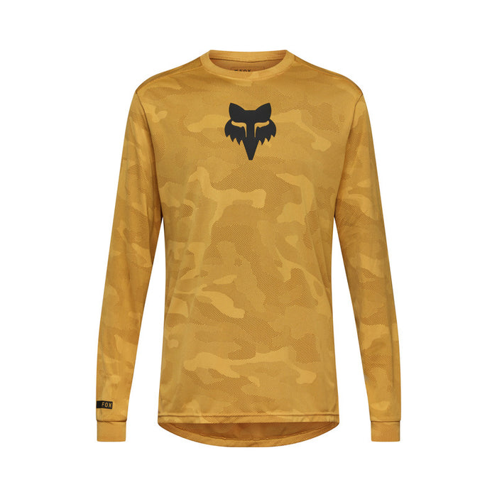 Koszulka Rowerowa Z Długim Rękawem Fox Ranger Tru Dri Bronze