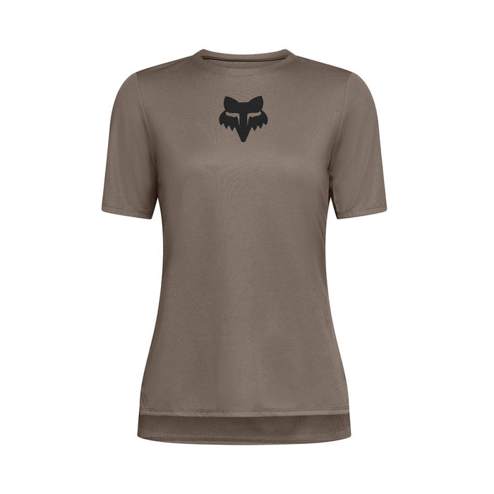 Koszulka Rowerowa Damska Fox Ranger Wordmark Head Nutmeg