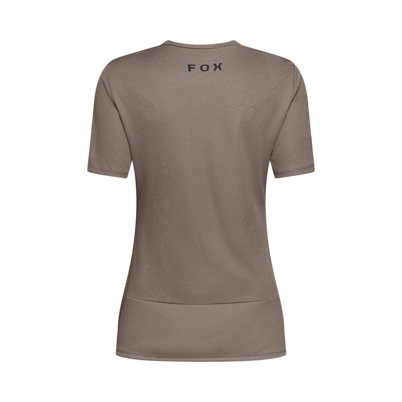 Koszulka Rowerowa Damska Fox Ranger Wordmark Head Nutmeg