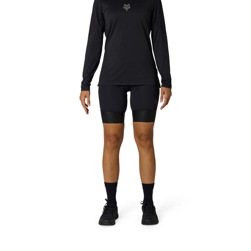 Spodenki Rowerowe Damskie Fox Tecbase Liner Black