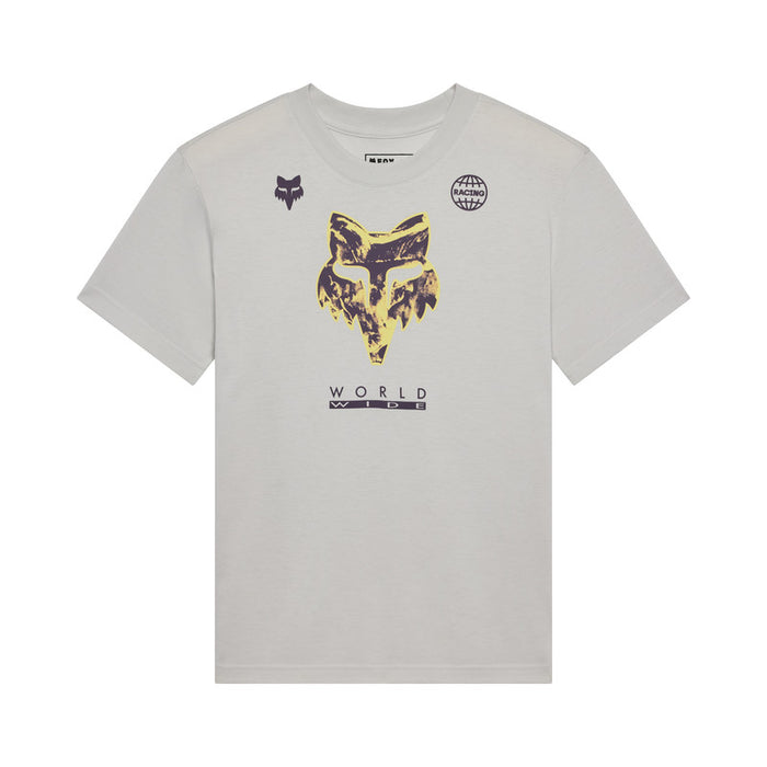 T-shirt Damski Fox Image Print Light Grey
