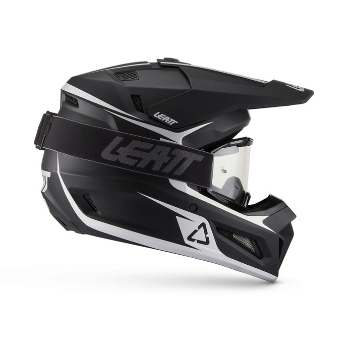 KASK MOTOCYKLOWY Z GOGLAMI LEATT KIT MOTO 3.5 BLACK XS