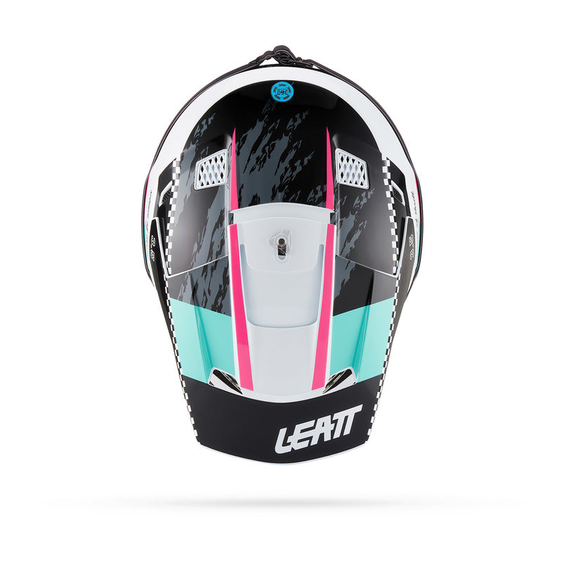 KASK MOTOCYKLOWY Z GOGLAMI LEATT KIT MOTO 3.5 PINK XS