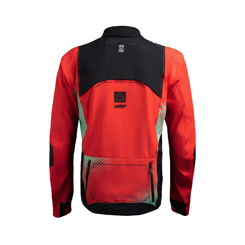 KURTKA MOTOCYKLOWA TEKSTYLNA LEATT MOTO 4.5 ENDURO HATCHET RED M