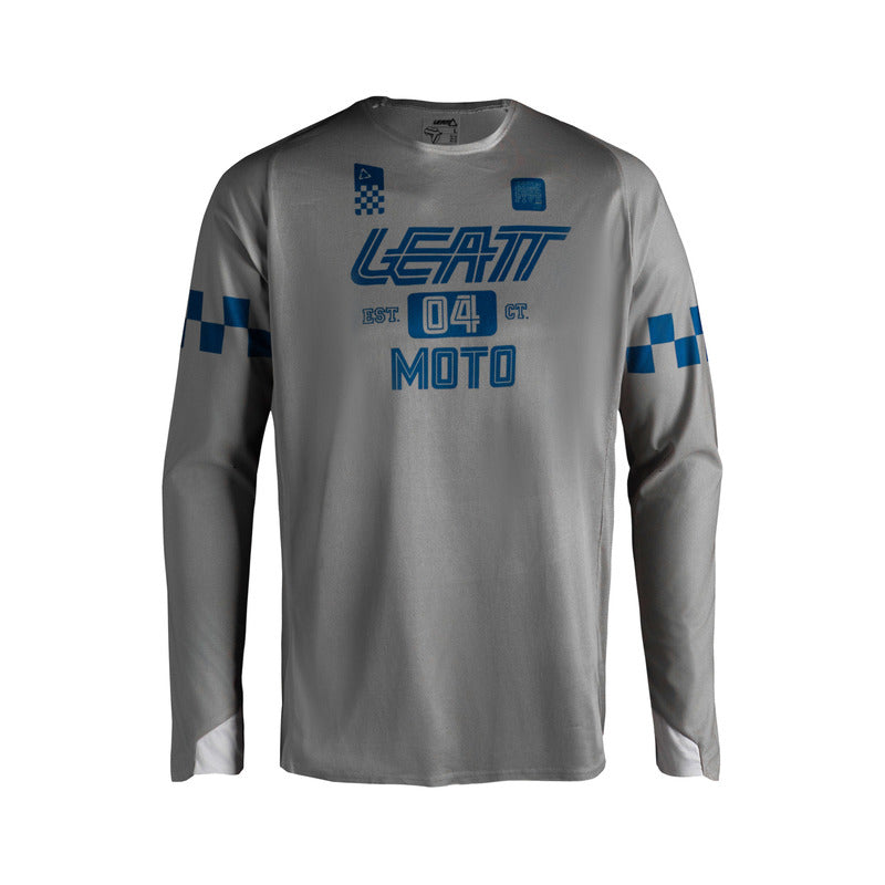 BLUZA OFFROADOWA LEATT MOTO 4.5 ENDURO X-FLOW SPEED STEEL GREY S