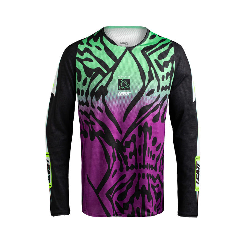BLUZA OFFROADOWA LEATT MOTO 4.5 LITE LEOPARD PURPLE S