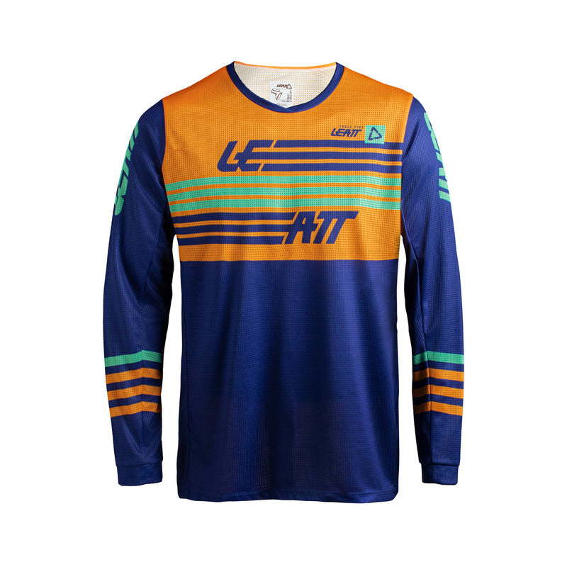 BLUZA OFFROADOWA LEATT MOTO 3.5 STRIPES ORANGE S