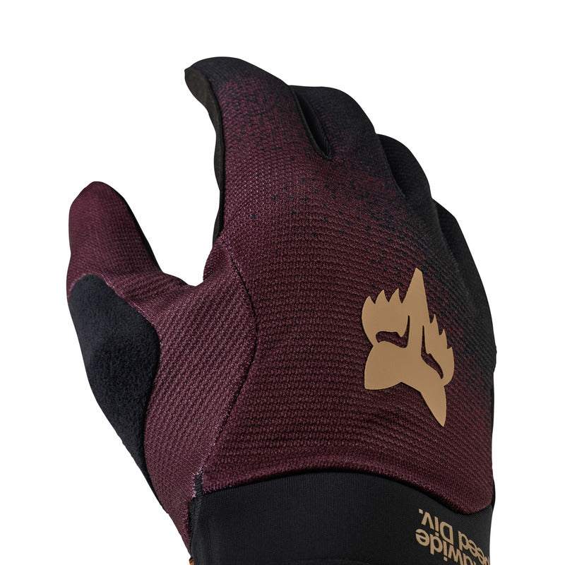 Rękawice Rowerowe Fox Ranger Blend Dark Maroon
