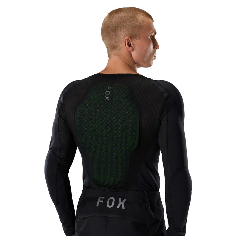 Koszulka Z Ochraniaczami Z Długim Rękawem Fox Baseframe Pro Ls Black