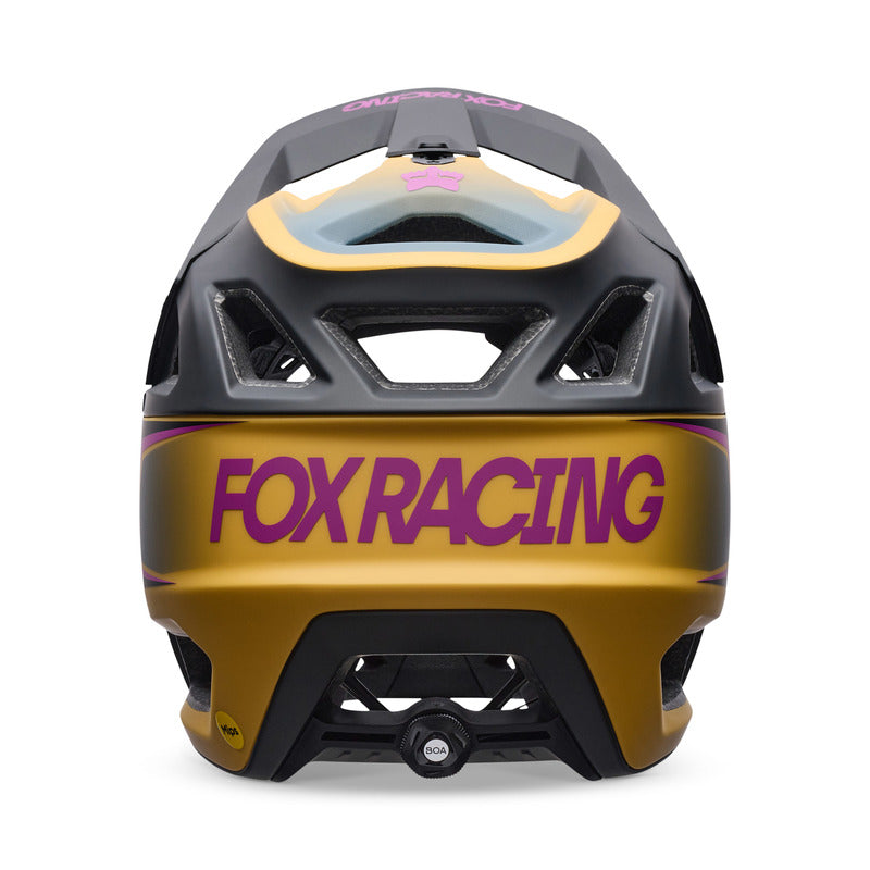 Kask Rowerowy Fox Proframe Rs Heatstack Dark Yellow