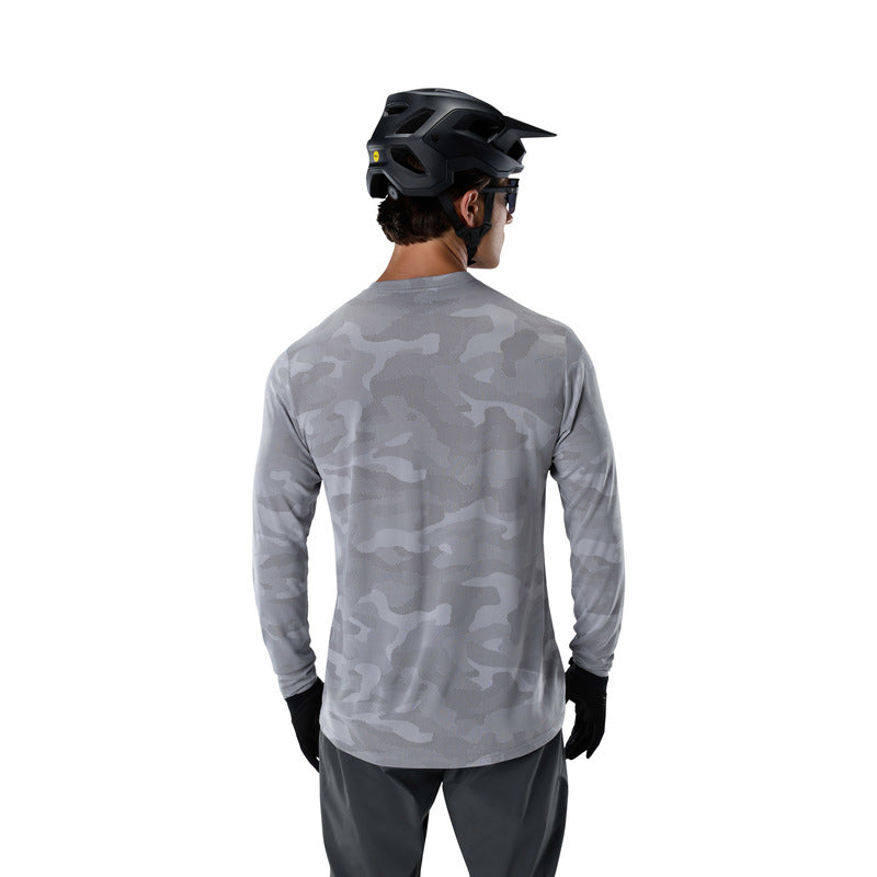 Koszulka Rowerowa Z Długim Rękawem Fox Ranger Tru Dri Ls Pewter