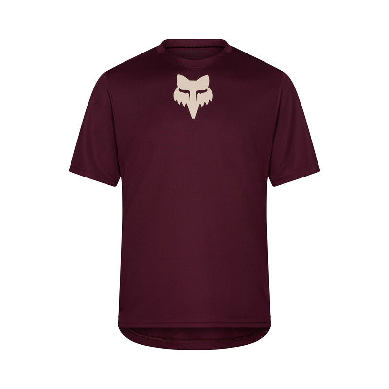 Koszulka Rowerowa Fox Ranger Head Dark Maroon