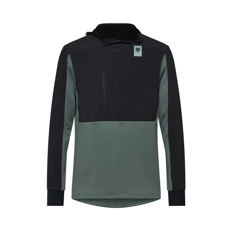 Bluza Rowerowa Z Kapturem Fox Defend Thermal Hoodie Sage