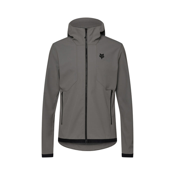 Bluza Rowerowa Z Kapturem Fox Ranger Fire Hoodie Pewter