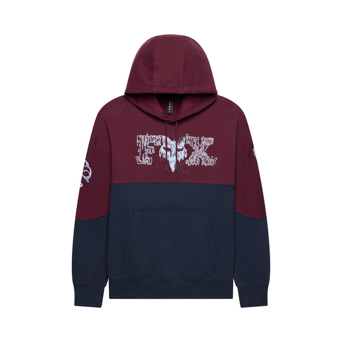 Bluza Z Kapturem Fox Abyss Fleece Po Dark Maroon
