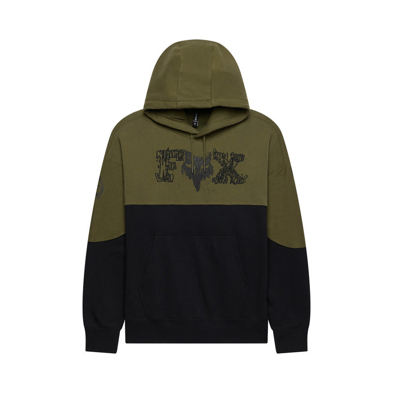 Bluza Z Kapturem Fox Abyss Fleece Po Olive Green