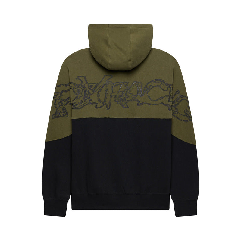 Bluza Z Kapturem Fox Abyss Fleece Po Olive Green