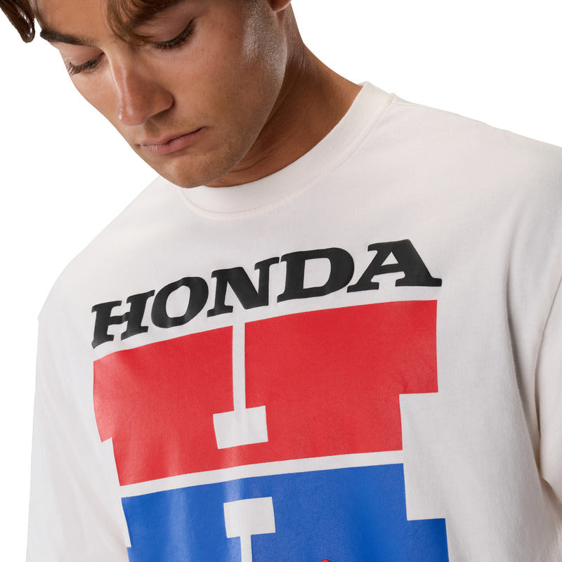 T-shirt Fox Honda Midweight Off White