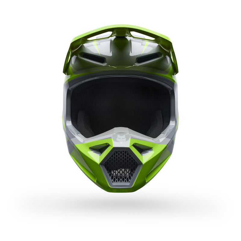 Kask Motocyklowy Fox V1 Frame Grey Yellow